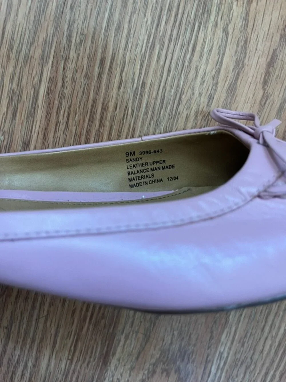 Vintage Bass leather ballet mules